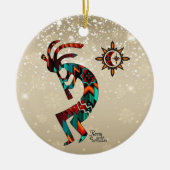 Southwest Kokopelli Ceramic Ornament (Voorkant)