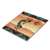 Southwest Kokopelli CERAMIC TILE Tegeltje (Zijkant)