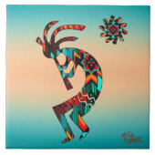 Southwest Kokopelli CERAMIC TILE Tegeltje (Voorkant)