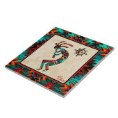 Southwest Kokopelli CERAMIC TILE Tegeltje (Zijkant)