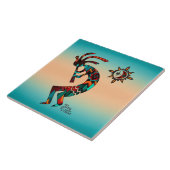 Southwest Kokopelli CERAMIC TILE Tegeltje (Zijkant)