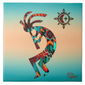 Southwest Kokopelli CERAMIC TILE Tegeltje (Voorkant)