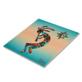 Southwest Kokopelli CERAMIC TILE Tegeltje (Zijkant)