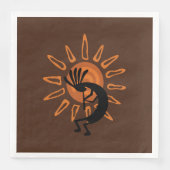 Southwest Kokopelli Desert Sun Servet (Voorkant)