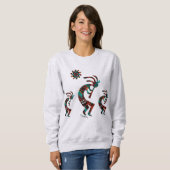 Southwest Kokopelli die de Flute T-Shirt speelt (Voorkant volledig)