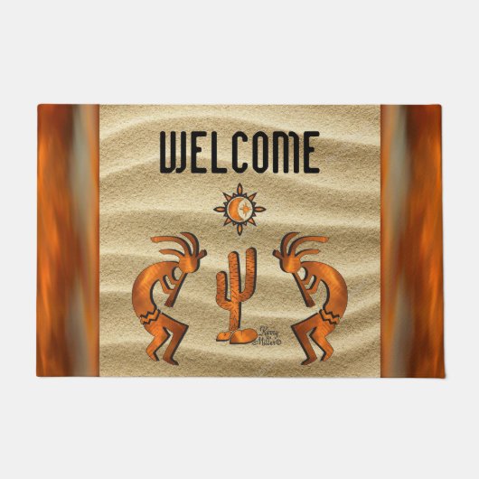 Southwest Kokopelli Doormat Deurmat (Voorkant)