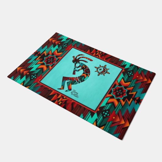 Southwest Kokopelli Doormat Deurmat (Schuin)