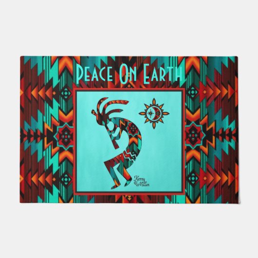 Southwest Kokopelli Doormat Deurmat (Voorkant)