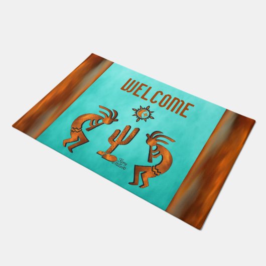 Southwest Kokopelli Doormat Deurmat (Schuin)