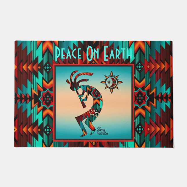 Southwest Kokopelli Doormat Deurmat (Voorkant)