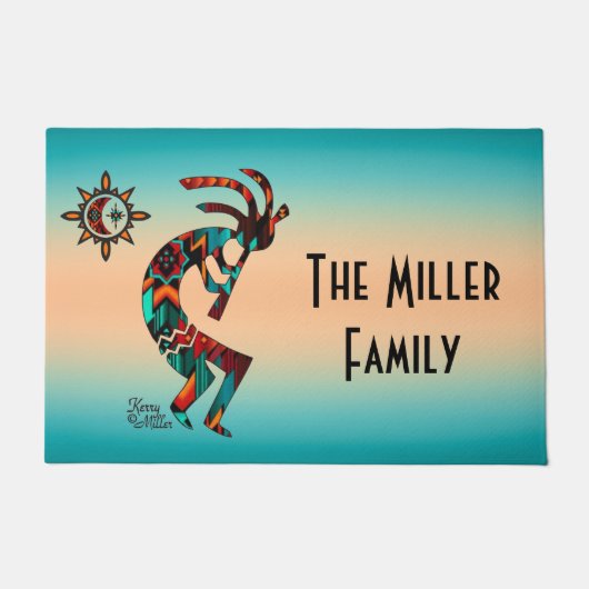 Southwest Kokopelli Doormat Deurmat (Voorkant)