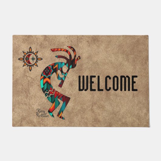 Southwest Kokopelli Doormat Deurmat (Voorkant)