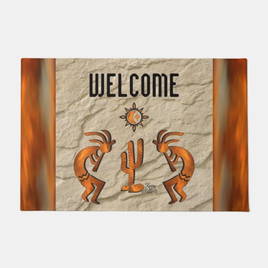 Southwest Kokopelli Doormat Deurmat (Voorkant)