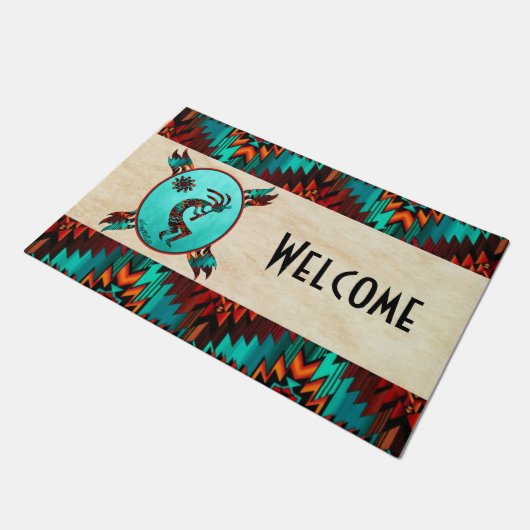 Southwest Kokopelli Doormat Deurmat (Schuin)