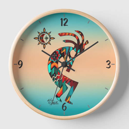 Southwest Kokopelli en Sun (Voorkant)