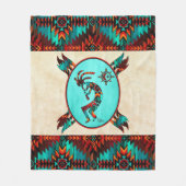Southwest Kokopelli Fleece Blanket (Voorkant)