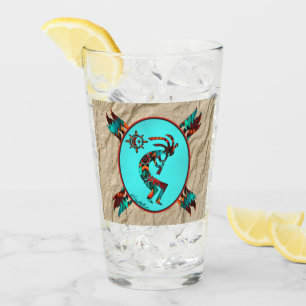 Southwest Kokopelli Glass Cup Glas