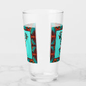 Southwest Kokopelli Glass Cup Glas (Links)