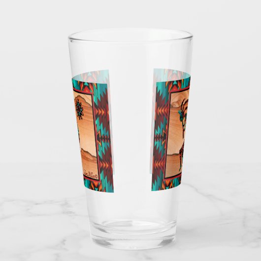 Southwest Kokopelli Glass Cup Glas (Rechts)
