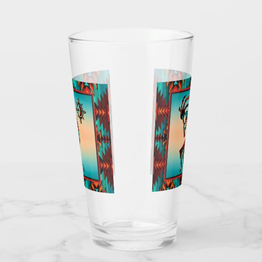 Southwest Kokopelli Glass Cup Glas (Rechts)