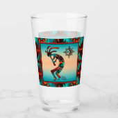 Southwest Kokopelli Glass Cup Glas (Voorkant)