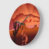 Southwest Kokopelli Grote Klok (Hoek)