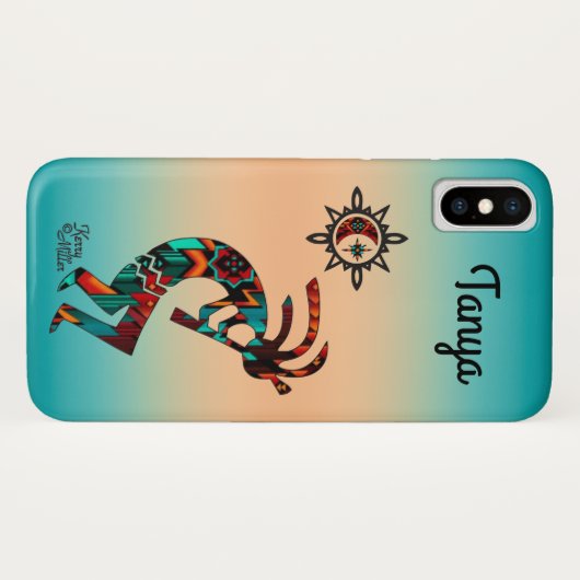 Southwest Kokopelli Hoesje-Mate iPhone Case (Achterkant (horizontaal))