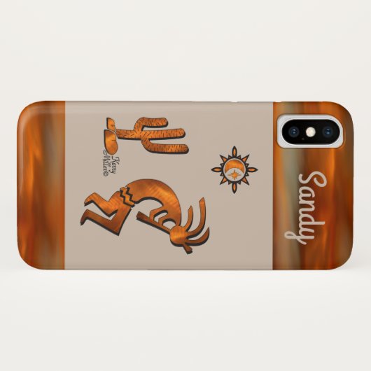 Southwest Kokopelli Hoesje-Mate iPhone Case (Achterkant (horizontaal))