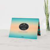 Southwest Kokopelli Holiday Card Feestdagen Kaart (Achterkant)