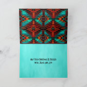 Southwest Kokopelli Holiday Card Feestdagen Kaart (Binnen)