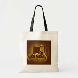 Southwest Kokopelli in Bourgogne en Gold Tote Bag