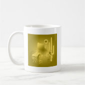 Southwest Kokopelli in Gold Koffiemok (Links)
