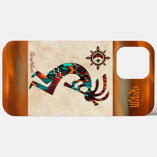 Southwest Kokopelli iPhone Case (Achterkant (horizontaal))