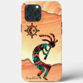 Southwest Kokopelli iPhone Case (Achterkant)