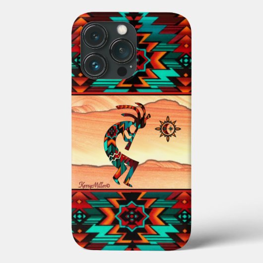 Southwest Kokopelli iPhone Case (Achterkant)