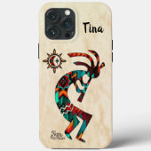 Southwest Kokopelli iPhone Case (Achterkant)