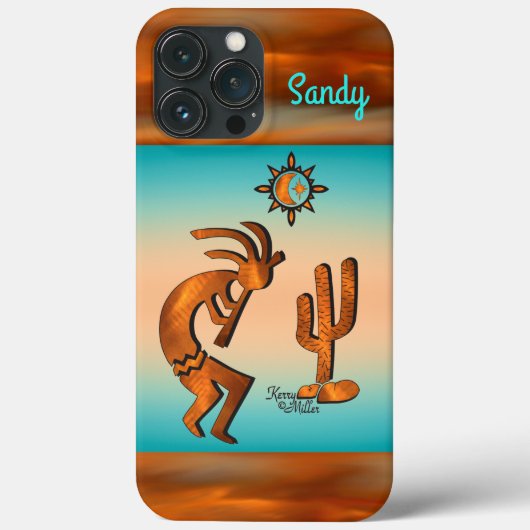 Southwest Kokopelli iPhone Case (Achterkant)