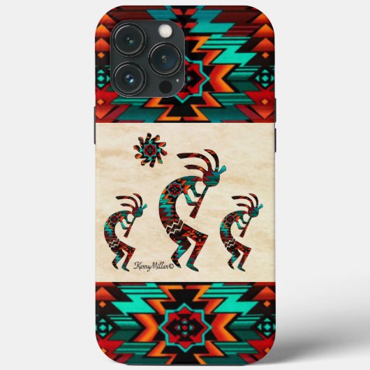Southwest Kokopelli iPhone Case (Achterkant)