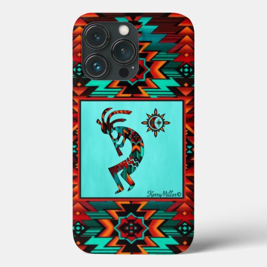 Southwest Kokopelli iPhone Case (Achterkant)