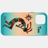 Southwest Kokopelli iPhone Case (Achterkant (horizontaal))
