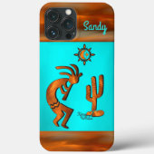 Southwest Kokopelli iPhone Case (Achterkant)