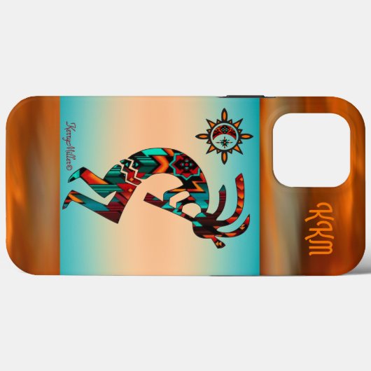 Southwest Kokopelli iPhone Case (Achterkant (horizontaal))