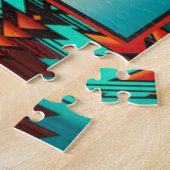 Southwest Kokopelli Jigzaag Puzzle Legpuzzel (Zijkant)