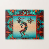 Southwest Kokopelli Jigzaag Puzzle Legpuzzel (Horizontaal)
