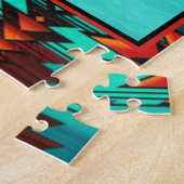 Southwest Kokopelli Jigzaag Puzzle Legpuzzel (Zijkant)