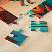 Southwest Kokopelli Jigzaag Puzzle Legpuzzel (Zijkant)