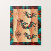 Southwest Kokopelli Jigzaag Puzzle Legpuzzel (Verticaal)