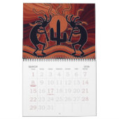 Southwest Kokopelli Kalender (Mar 2026)