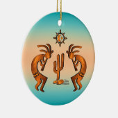 Southwest Kokopelli Keramisch Ornament (Rechts)