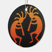 Southwest Kokopelli Keramisch Ornament (Links)